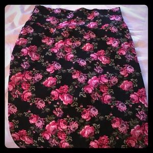 Flower Cassie LuLaRoe skirt