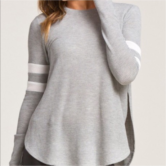 LAST ONE!! Waffle Knit Top - Picture 3 of 3