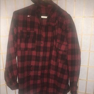 OVERSIZED SOFT VINTAGE FLANNEL