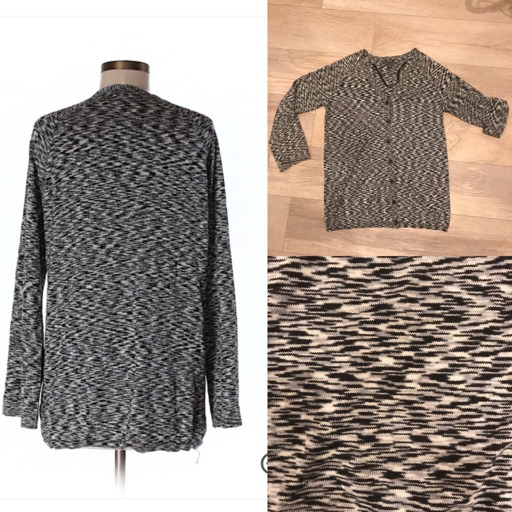 🆕Kenneth Cole Space Dyed Silk Blend Cardigan