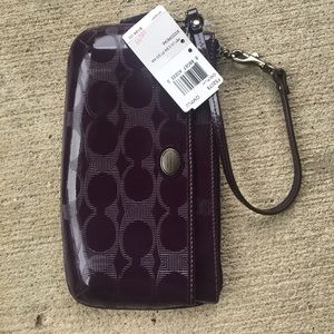 Brand new coach wristlet with tags!!