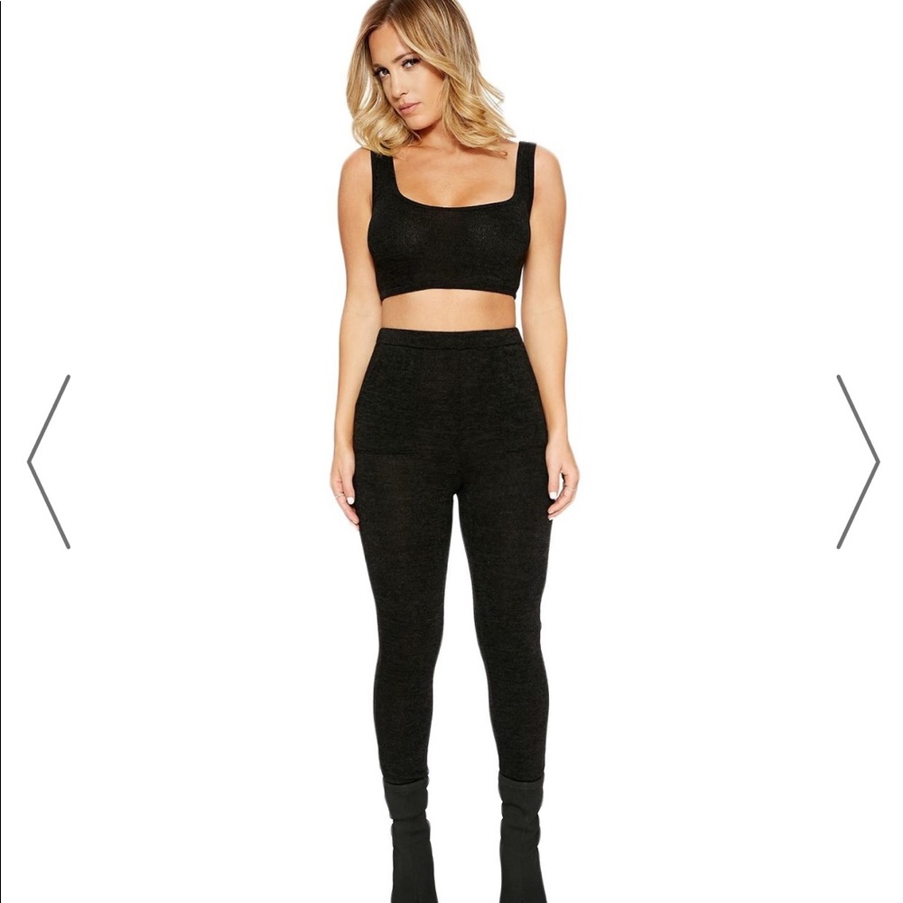 Naked Wardrobe Givin' knit my all set