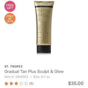 St Tropez Gradual Tan Plus Sculpt & Glow
