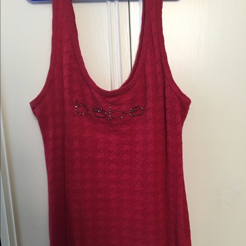 Red Bebe tank top