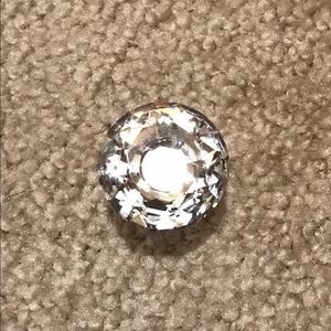 Crystal glass cabinet knob set of 10