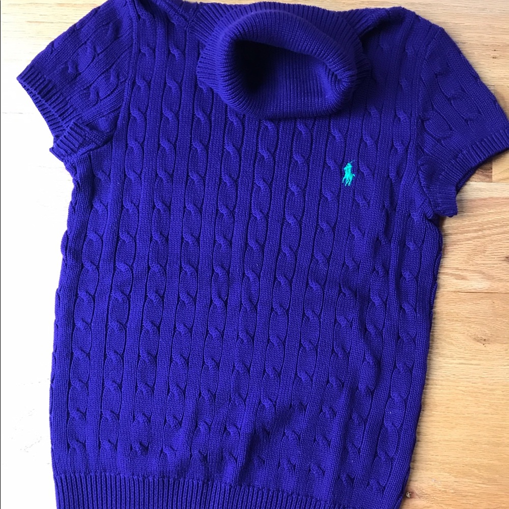 Ralph Lauren turtle neck short sleeve sweater