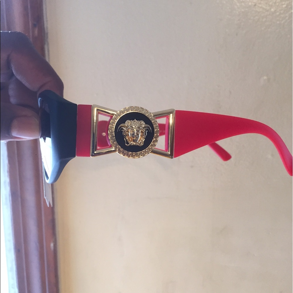 Versace sunglasses gold and silver