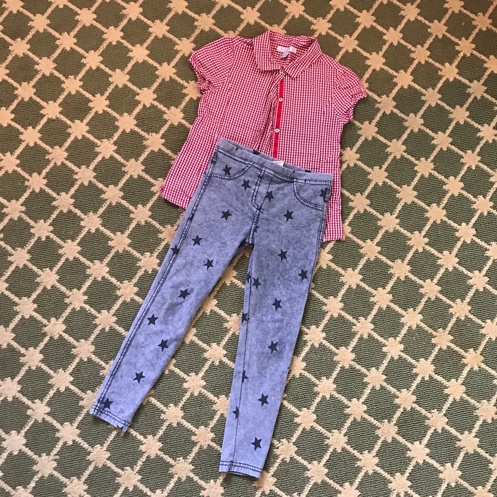 Zara girls jegging 6/7