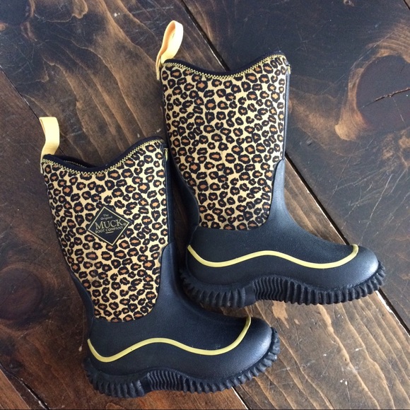 cheetah muck boots