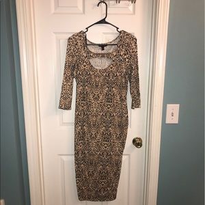 Leopard Midi Dress