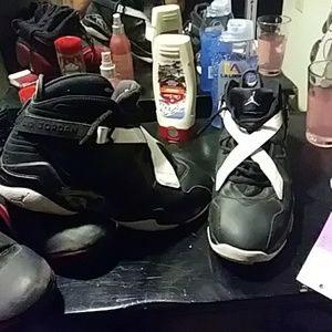 Air Jordan 8.0s Charcoal Greys Sz 13
