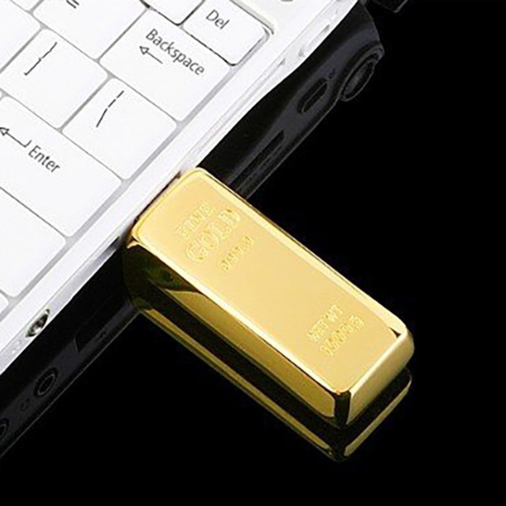 GOLD USB MEMORY STICK