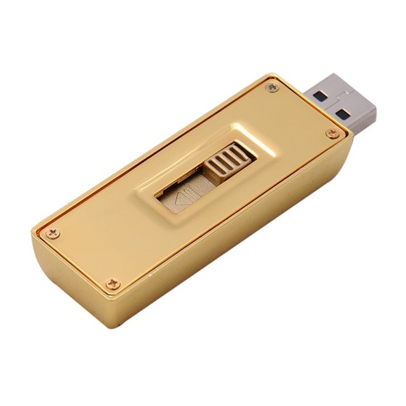 GOLD USB MEMORY STICK - Picture 3 of 3