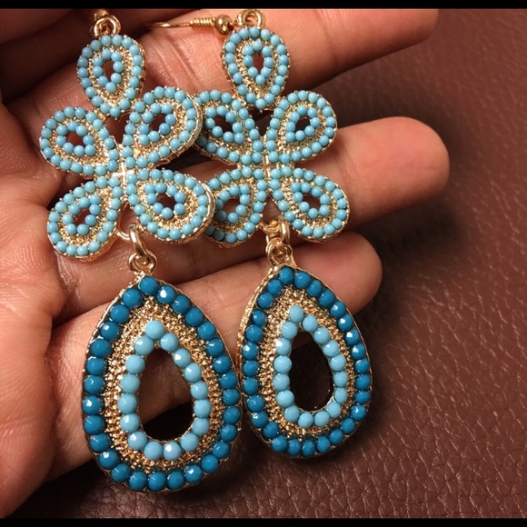 Jewelry - Crystal Beads Pearls Vintage Trendy Earrings