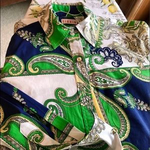 Tizzie button down, preppy colored shirt