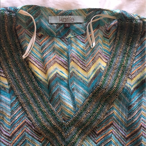 Chevron Sequined Top - Picture 2 of 4