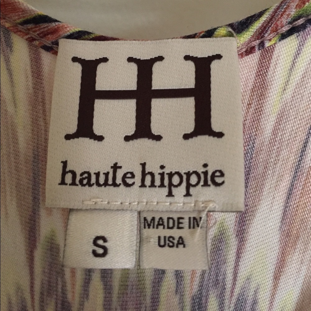 Haute Hippie Abstract Maxi Dress