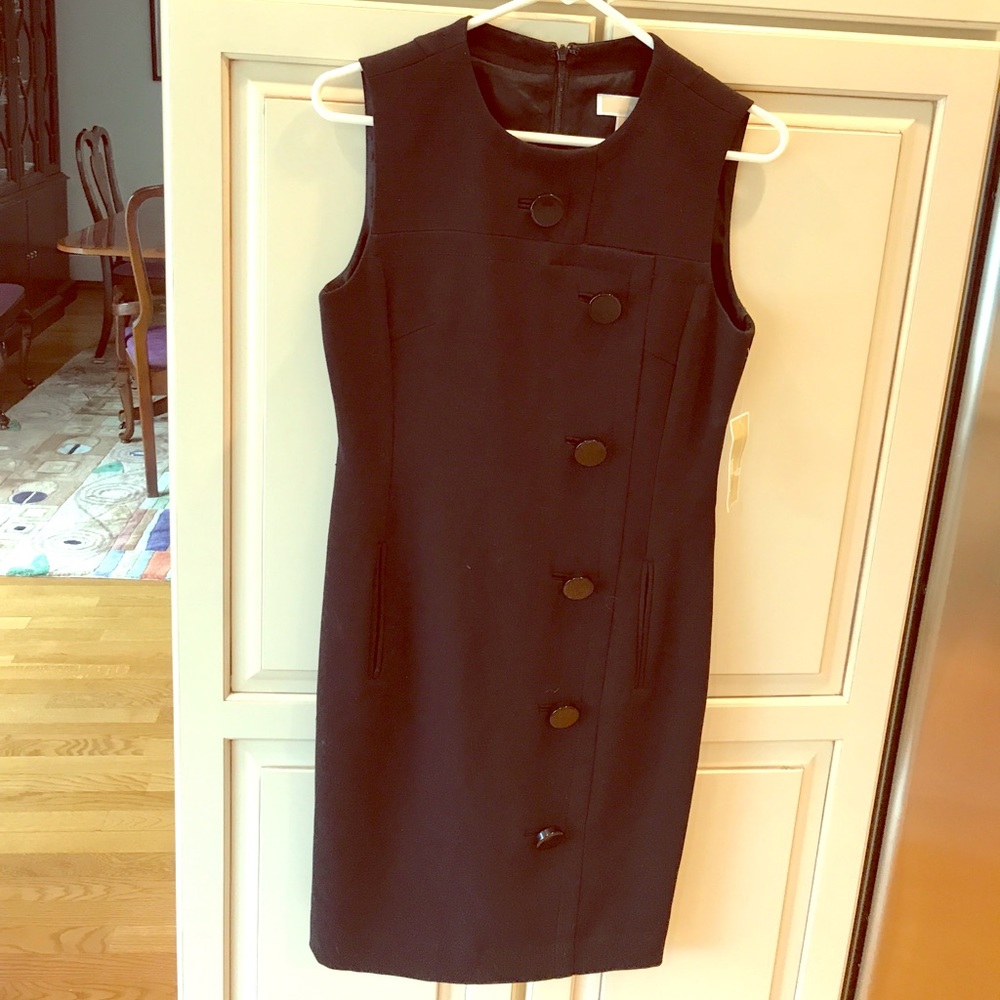 Sheath Dress NWT great button accents Michael lots