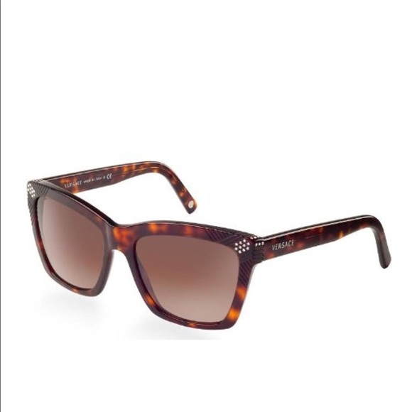 Authentic VERSACE Sunglasses & White Leather Case main image 7