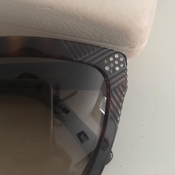Authentic VERSACE Sunglasses & White Leather Case main image 5