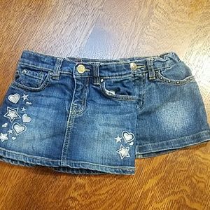 Childrens place denim skirt bundle
