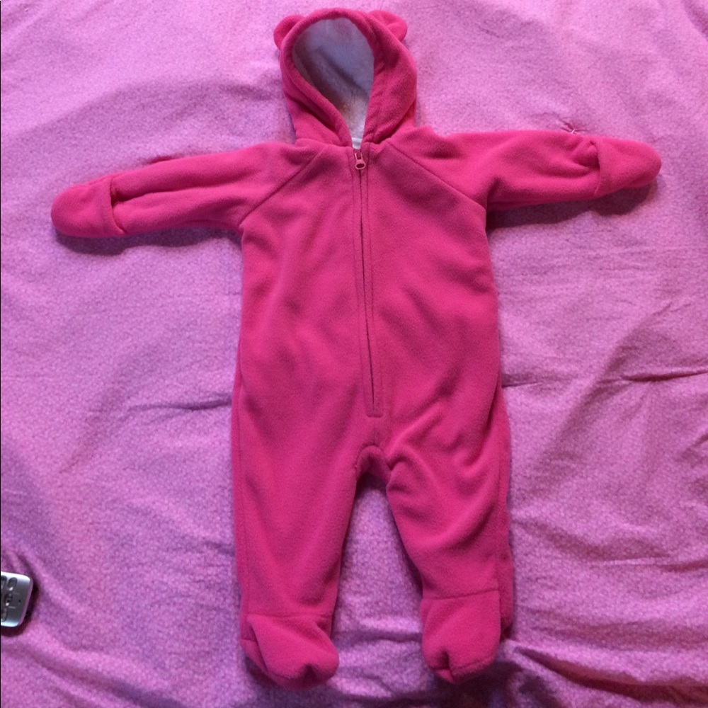 Pink Old Navy snowsuit