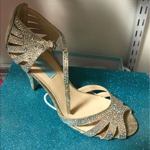 Betsey Johnson rhinestone shoes