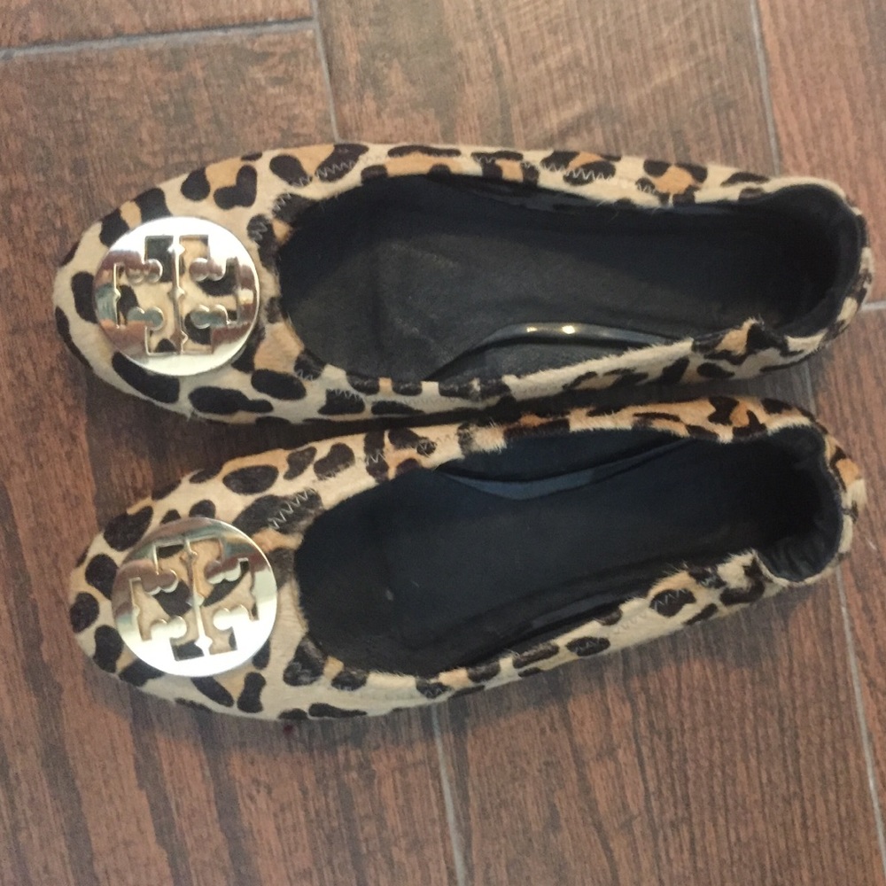 Tory Burch leopard flats