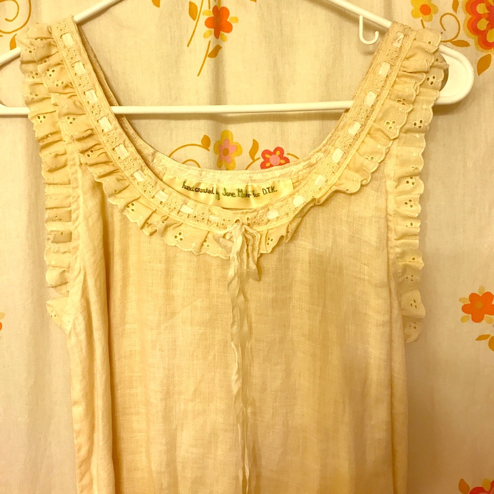 Handmade Vintage Eyelet Gown