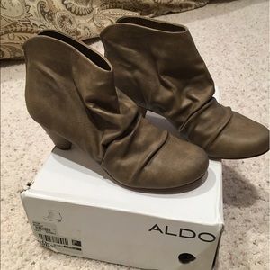 Aldo brown bootie
