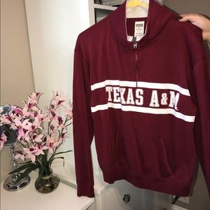 Texas A&M PINK Victoria's Secret quarter zip