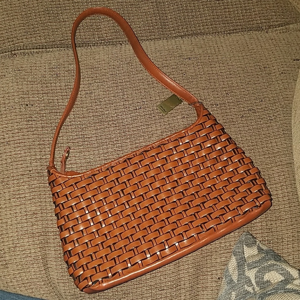 Nine West Basket Weave Hobo Bag