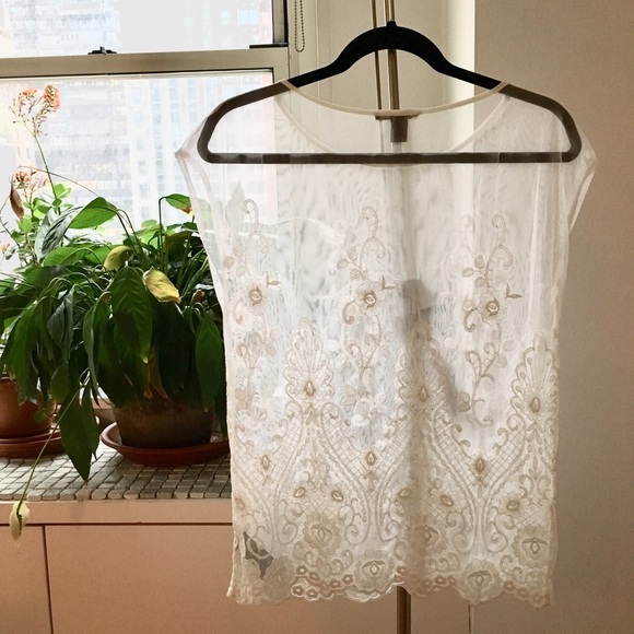 Embroidered Mesh TShirt - Picture 3 of 3