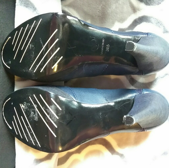 Blue Modern Vintage Booties - Picture 4 of 4