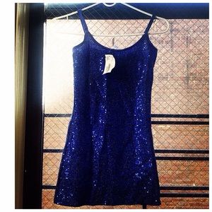 Brand new shimmery blue cami!