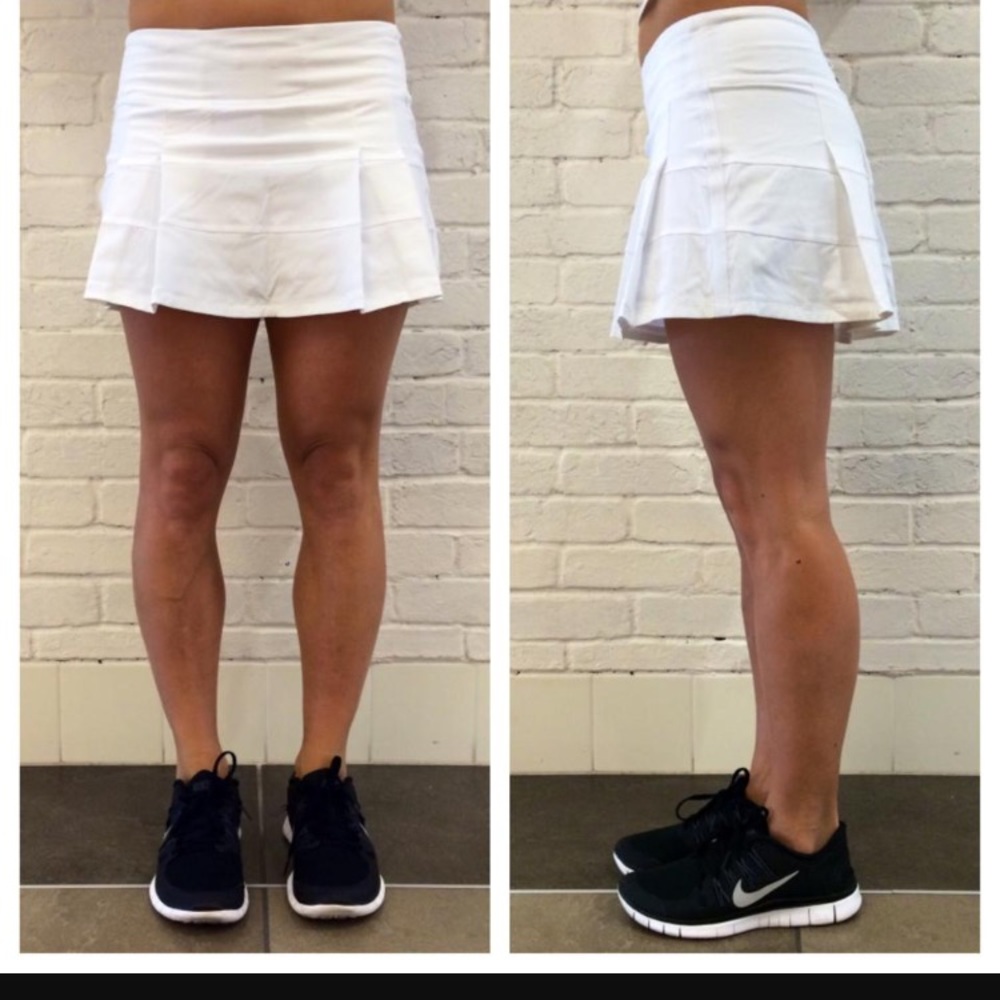 Lululemon pace rival skirt white size 6