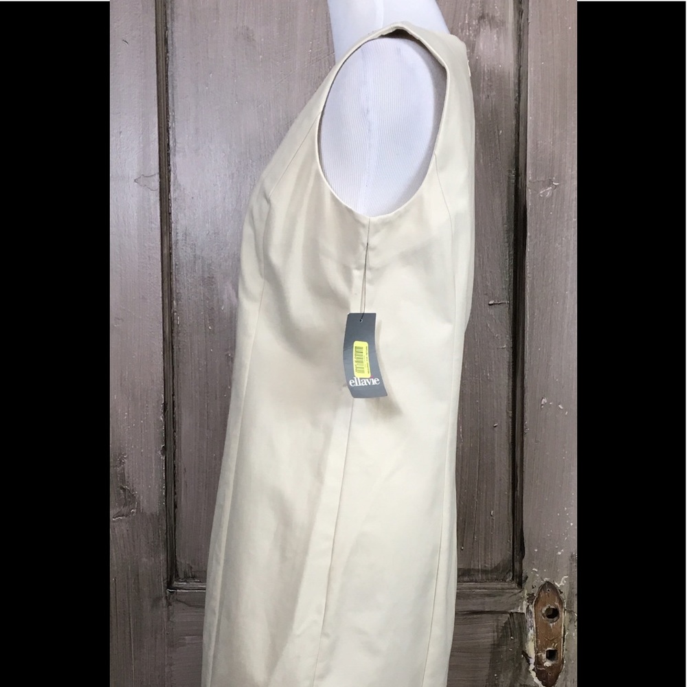 Sleeveless Sheath With Jewel Embellished Neckline - Picture 3 of 4