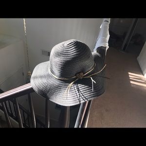 Black summer hat