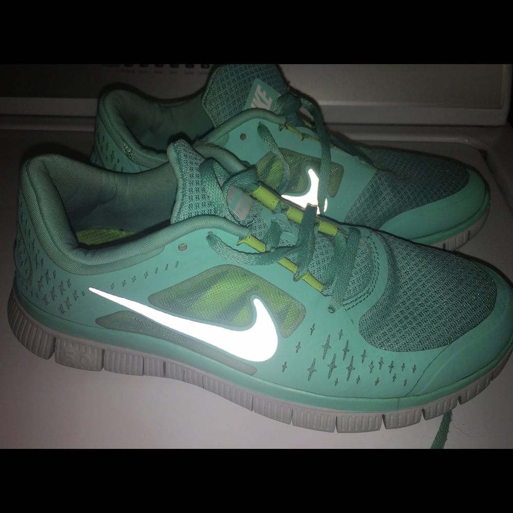 Tiffany Blue/Green Nike Free Run 5.0