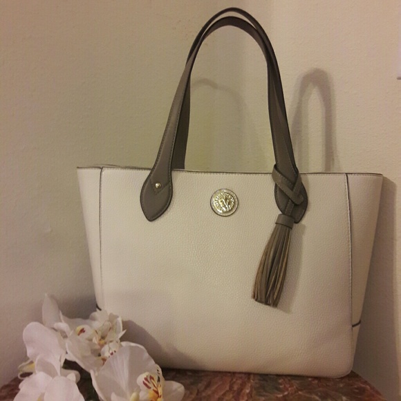 13 off Anne Klein Handbags New Anne Klein Purse Bag Tote Off White