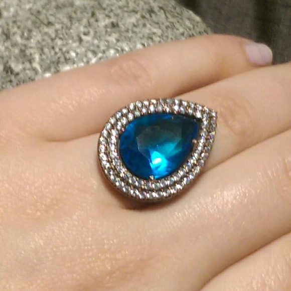Jewelry - London Blue Topaz / white Sapphire ring