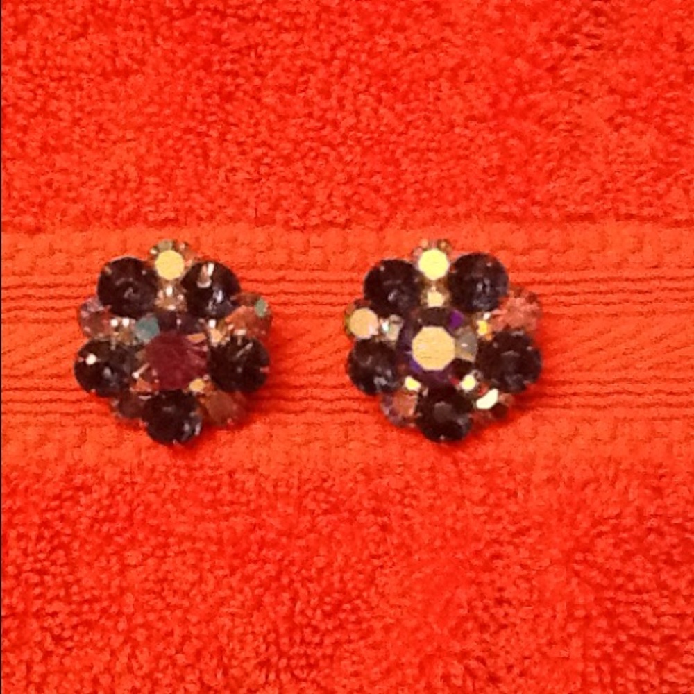 Vintage Clip On Earrings....Beautiful!