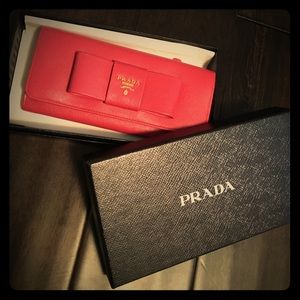 Prada | Bags | Authentic Portafoglio Portamon Prada Wallet | Poshmark