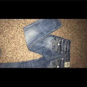 Men's rock revival jeans