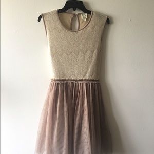 Tulle and lace anthropolgie dress