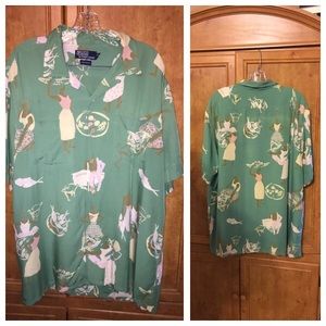 Polo Ralph Lauren Tropical Hawaiian Shirt L