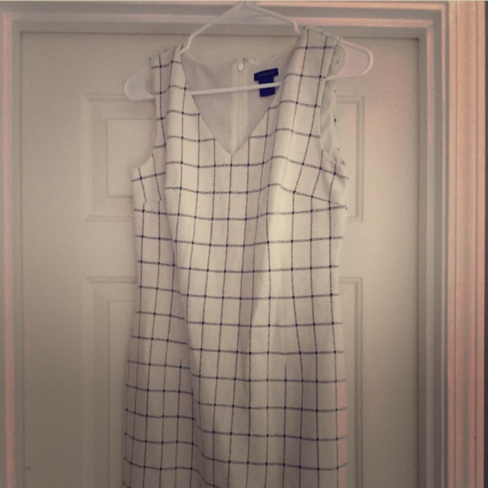 Ann Taylor white Shift Dress XS