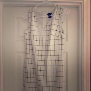 Ann Taylor white Shift Dress XS