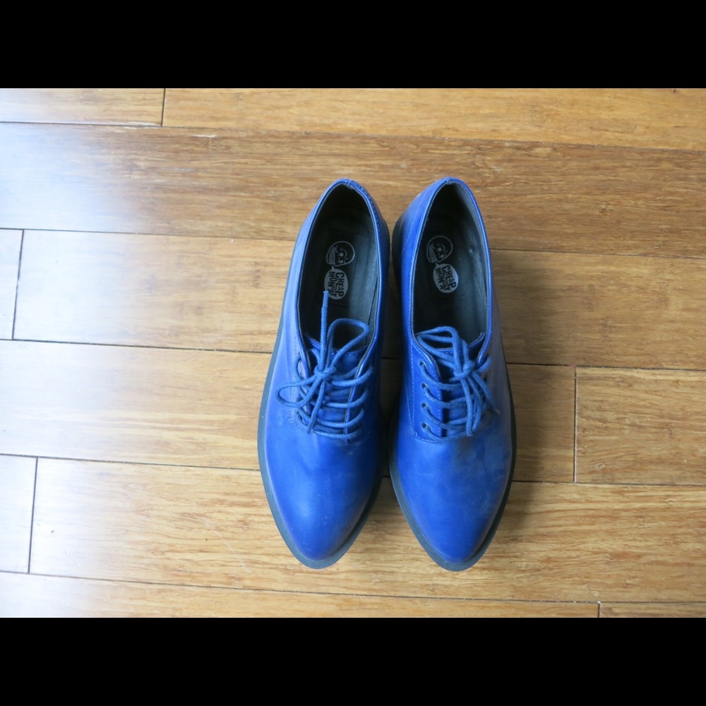 Cheap Monday Blue Flatform