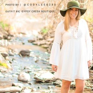 Grace, our beautiful white dress